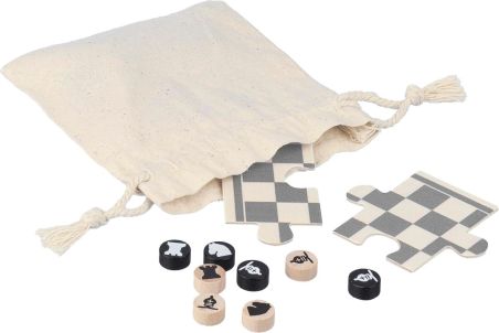 Juego de Ajedrez y Damas de Madera | Goodie