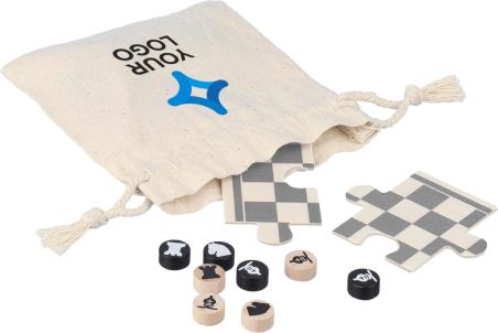 Juego de Ajedrez y Damas de Madera | Goodie