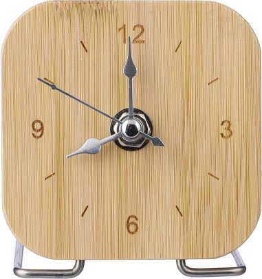 Reloj de Sobremesa de Bambú Personalizado | Goodie