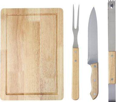 Set de Barbacoa Acero Inox Personalizado | Goodie
