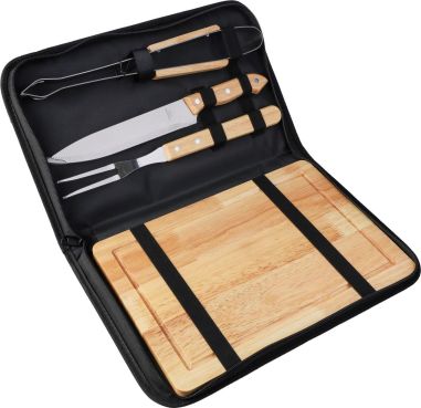 Set de Barbacoa Acero Inox Personalizado | Goodie