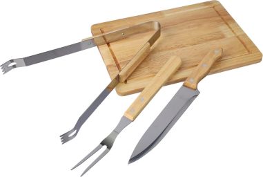 Set de Barbacoa Acero Inox Personalizado | Goodie