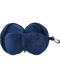 Almohada y antifaz de viaje, de poliéster Personalizada...