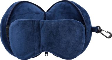 Almohada y antifaz de viaje, de poliéster Personalizada 101206636