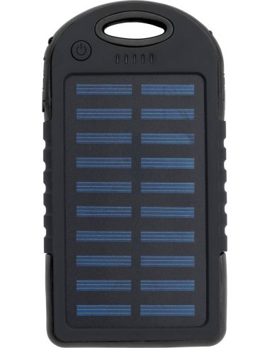 Power Bank solar de ABS y caucho Personalizado...