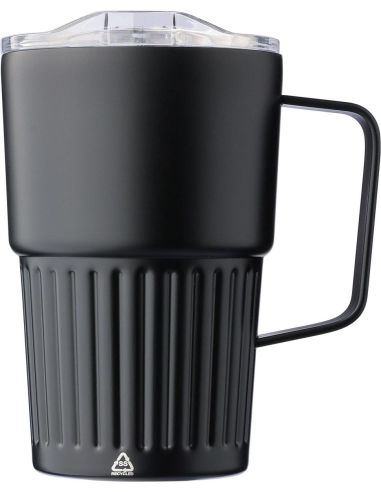 Taza termo de acero inox. reciclado (450 ml)...