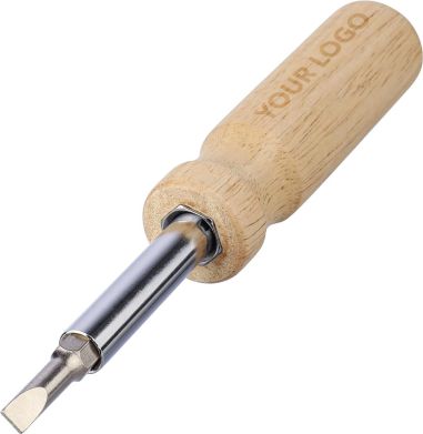 Set de destornilladores madera caucho | Goodie