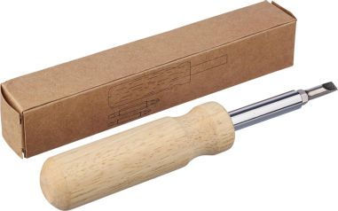 Set de destornilladores madera caucho | Goodie
