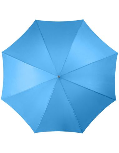 Paraguas automático con puño de madera de...