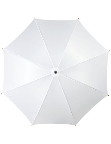 Paraguas automático con mango y caña de madera...