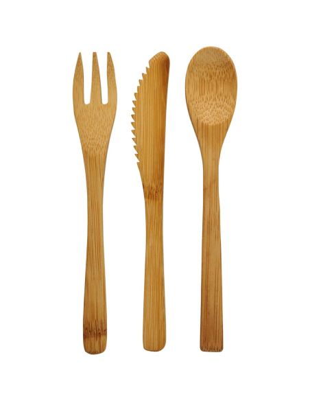 Juego de cubiertos de bambú \ Personalizado 6112995