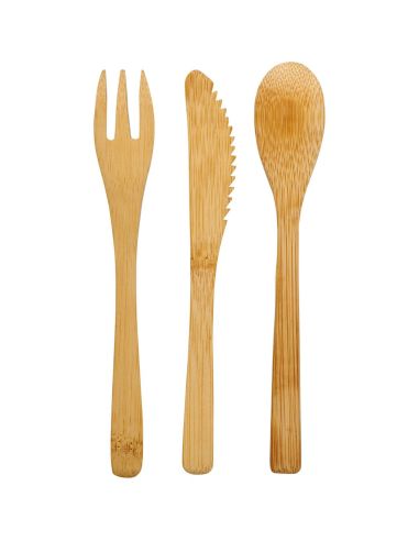 Juego de cubiertos de bambú \ Personalizado...