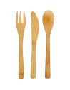 Juego de cubiertos de bambú Personalizado 6112995 - Imagen 3
