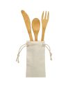 Juego de cubiertos de bambú Personalizado 6112995 - Imagen 5