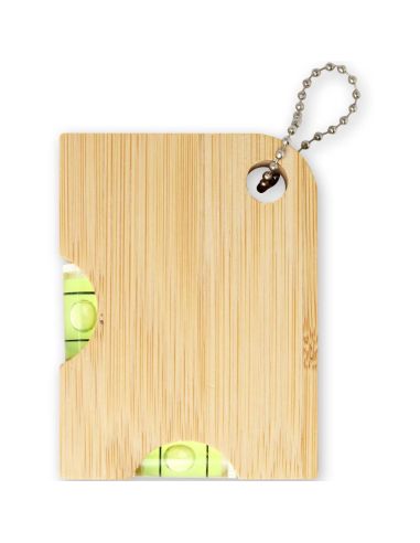 Abrebotellas de bambú con nivel \ Personalizada...