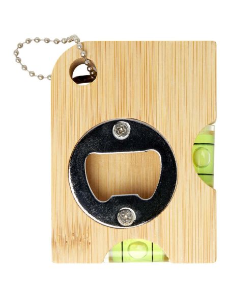 Abrebotellas de bambú con nivel \ Personalizada 6113380