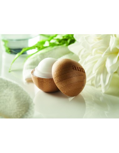 Bálsamo labial redondo bambú Personalizado 7MO6753