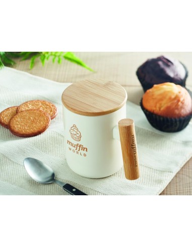 Taza de porcelana tapa 380 ml Personalizada...