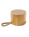 Altavoz inalámb. redondo bambú Personalizado 7MO6890 - Imagen 2