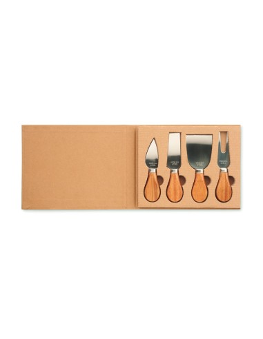 Set de 4 cuchillos para queso Personalizado...