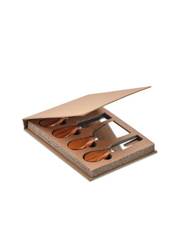 Set de 4 cuchillos para queso Personalizado...