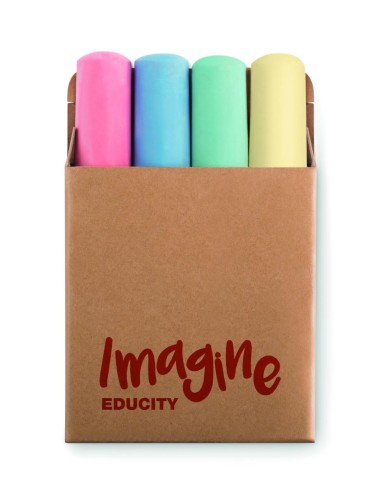 4 tizas de colores Personalizada 7MO8929