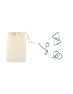 Set de 3 rompecabezas de metal Personalizada 7MO9191