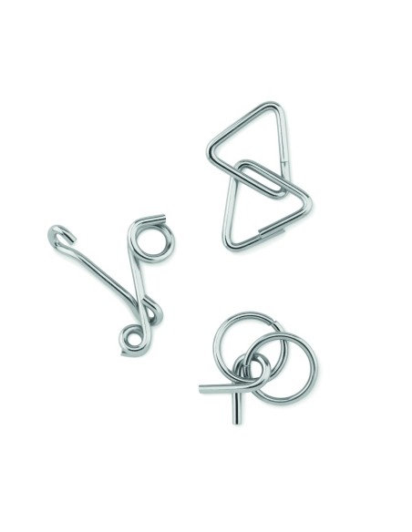 Set de 3 rompecabezas de metal Personalizada 7MO9191