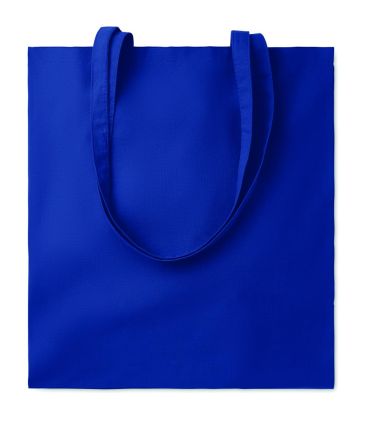 Bolsa de algodón 140 g/m² azul royal personalizada con el logo de tu empresa