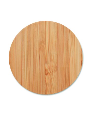 Cargador inalámbrico bambú Personalizado 7MO9434