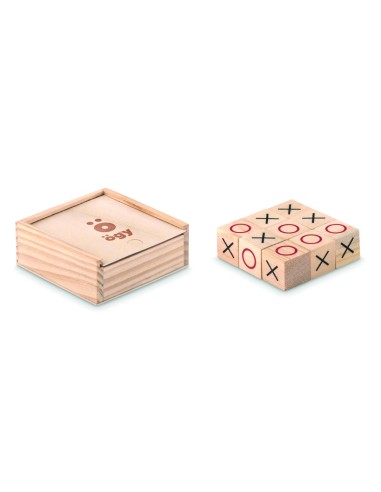 Juego tres en raya de madera Personalizado 7MO9493