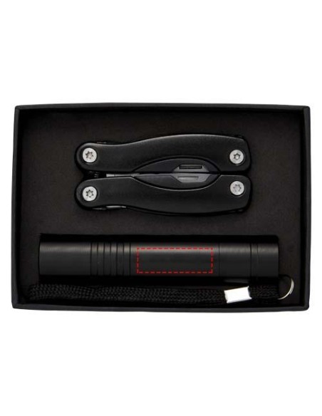 Set de cuchillo multiusos y linterna Personalizada 6104494