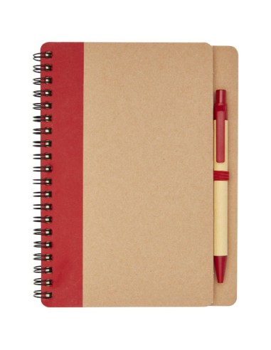 Libreta de papel reciclado con bolígrafo...