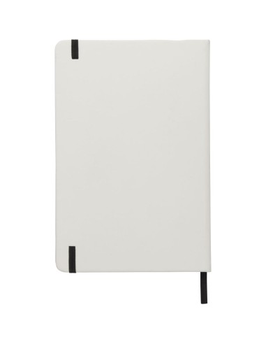 Libreta A5 blanca con cinta de color...