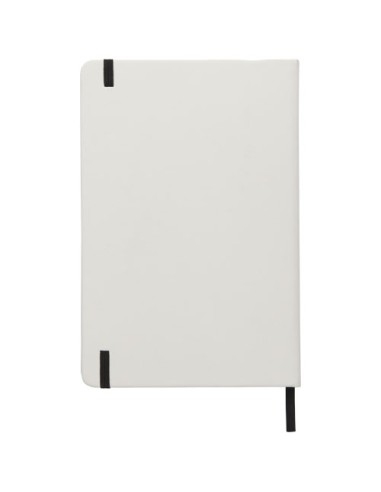 Libreta A5 blanca con cinta de color...