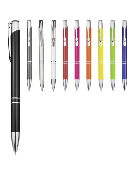 Bolígrafo de aluminio (tinta negra) Personalizado 6107440