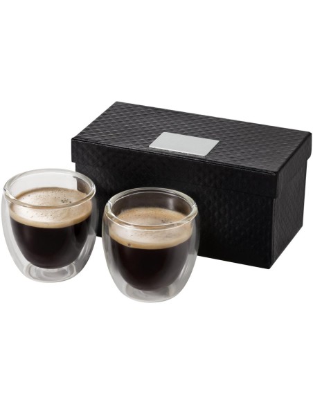 Set de 2 tazas espresso de cristal Personalizada 6112511