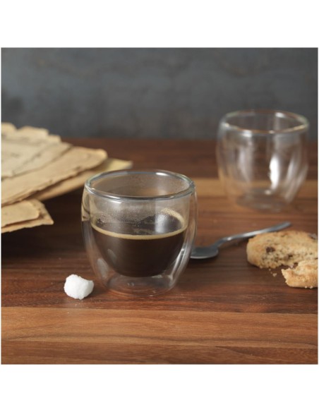 Set de 2 tazas espresso de cristal Personalizada 6112511