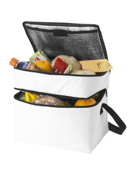 Bolsa isotérmica de 2 compartimentos con cremallera Personalizada 6119600