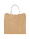 Bolsa Tote de yute con bordes contrastados Personalizada 6120182 - Imagen 3