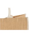 Bolsa Tote de yute con bordes contrastados Personalizada 6120182 - Imagen 5