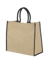 Bolsa Tote de yute con bordes contrastados Personalizada 6120182 - Imagen 11