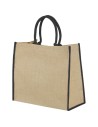 Bolsa Tote de yute con bordes contrastados Personalizada 6120182 - Imagen 12