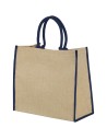 Bolsa Tote de yute con bordes contrastados Personalizada 6120182 - Imagen 19