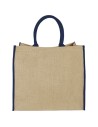 Bolsa Tote de yute con bordes contrastados Personalizada 6120182 - Imagen 22
