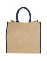 Bolsa Tote de yute con bordes contrastados Personalizada 6120182 - Imagen 23