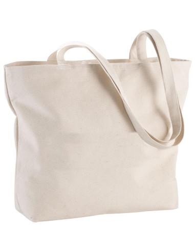 Bolsa Tote de algodón 320 g/m² con cremallera...