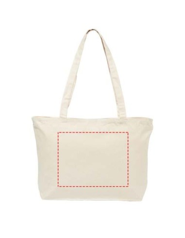 Bolsa Tote de algodón 320 g/m² con cremallera...