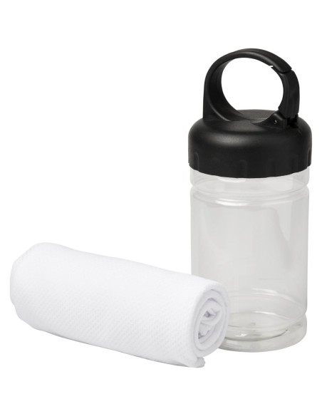 Toalla refrescante en bote de PET Personalizada 6126170