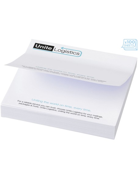 Notas adhesivas de 100x100 mm Sticky-Mate® Personalizada 621095
